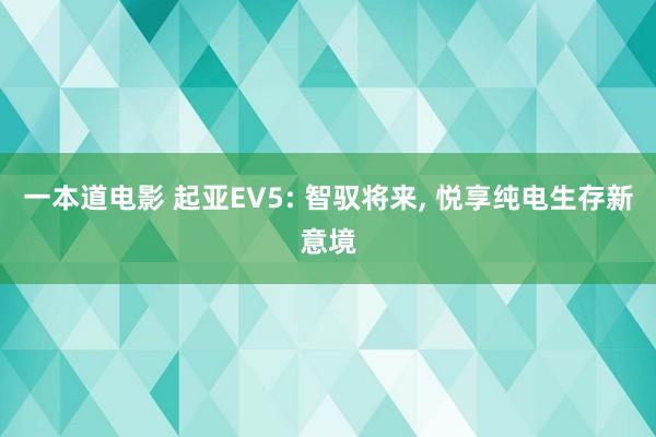 一本道电影 起亚EV5: 智驭将来， 悦享纯电生存新意境