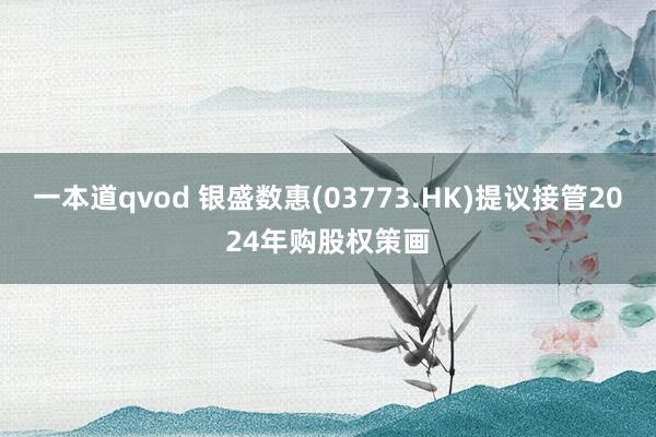 一本道qvod 银盛数惠(03773.HK)提议接管2024年购股权策画