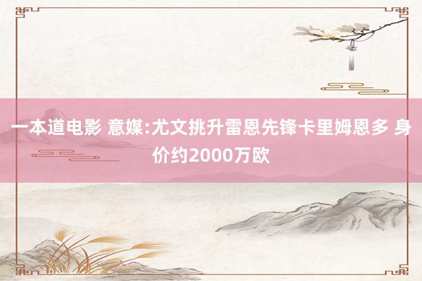 一本道电影 意媒:尤文挑升雷恩先锋卡里姆恩多 身价约2000万欧