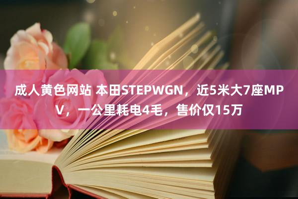 成人黄色网站 本田STEPWGN，近5米大7座MPV，一公里耗电4毛，售价仅15万