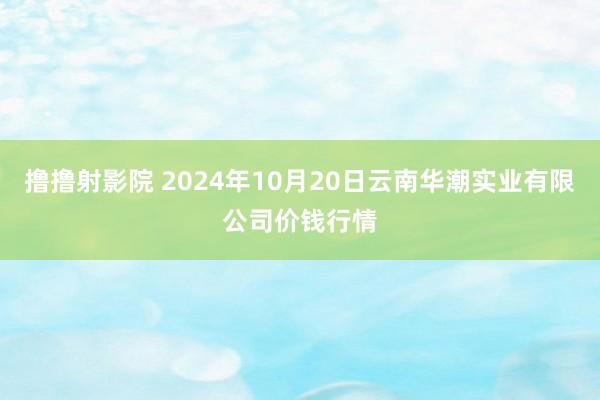 撸撸射影院 2024年10月20日云南华潮实业有限公司价钱行情