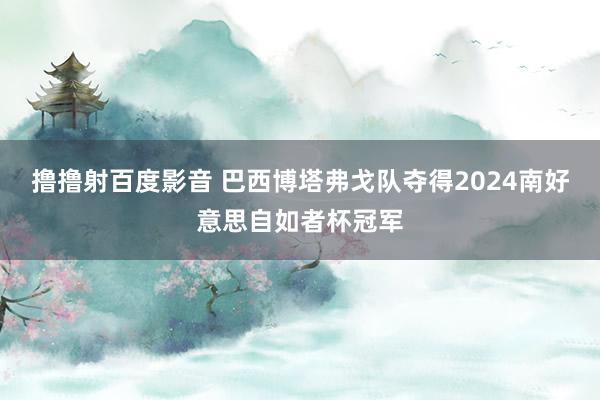 撸撸射百度影音 巴西博塔弗戈队夺得2024南好意思自如者杯冠军