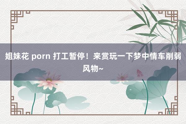 姐妹花 porn 打工暂停！来赏玩一下梦中情车削弱风物~