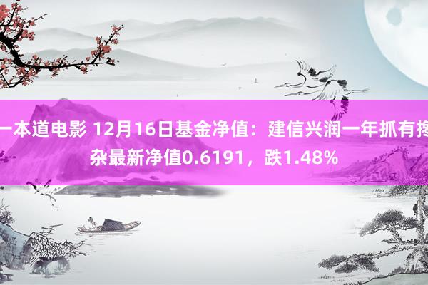 一本道电影 12月16日基金净值：建信兴润一年抓有搀杂最新净值0.6191，跌1.48%