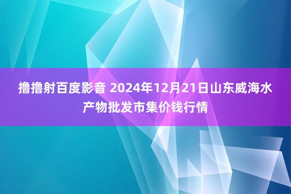 撸撸射百度影音 2024年12月21日山东威海水产物批发市集价钱行情