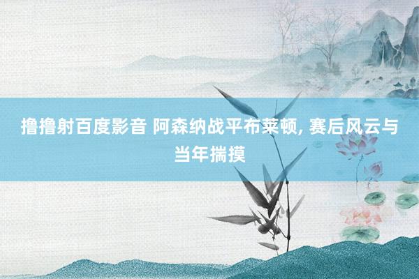 撸撸射百度影音 阿森纳战平布莱顿， 赛后风云与当年揣摸